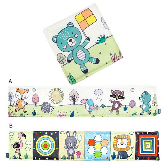 ContrastNest High Contrast Baby Sensory Book — Calm Visual Learning