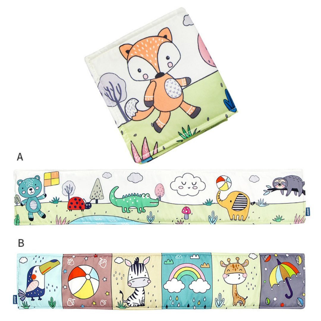 ContrastNest High Contrast Baby Sensory Book — Calm Visual Learning