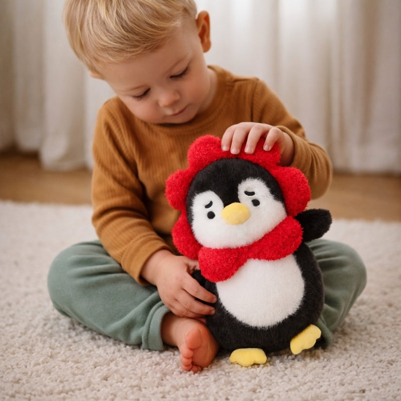 BlossomBuddy Penguin Plush Toy — Cozy Comfort for Kids
