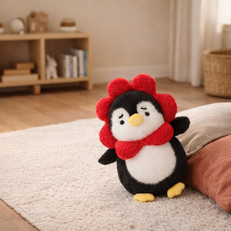 BlossomBuddy Penguin Plush Toy — Cozy Comfort for Kids