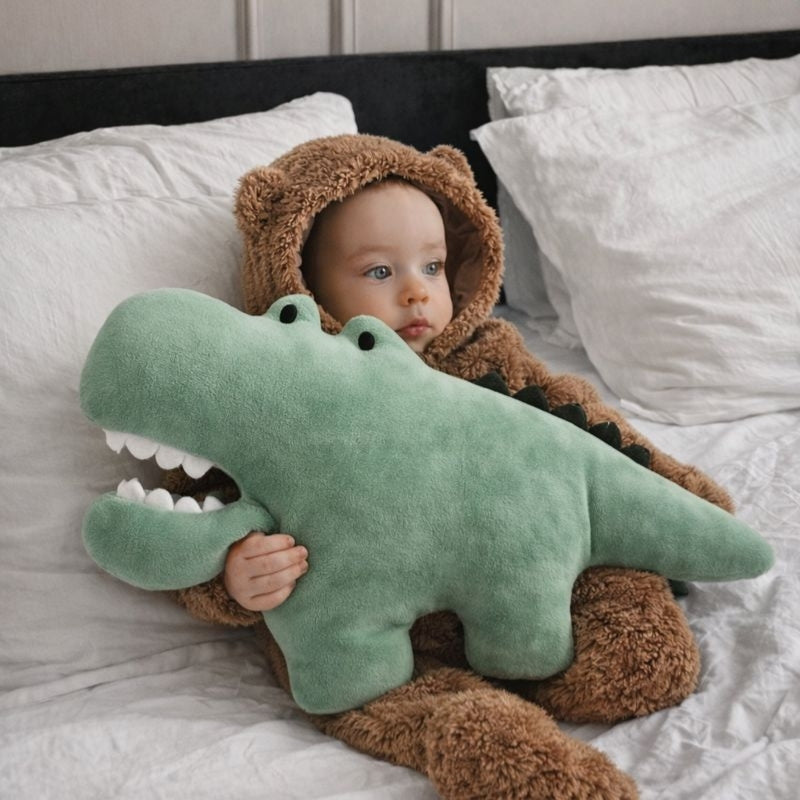 Cuddly Croco Plush Toy for Kids — Soothing Bedtime Quantity