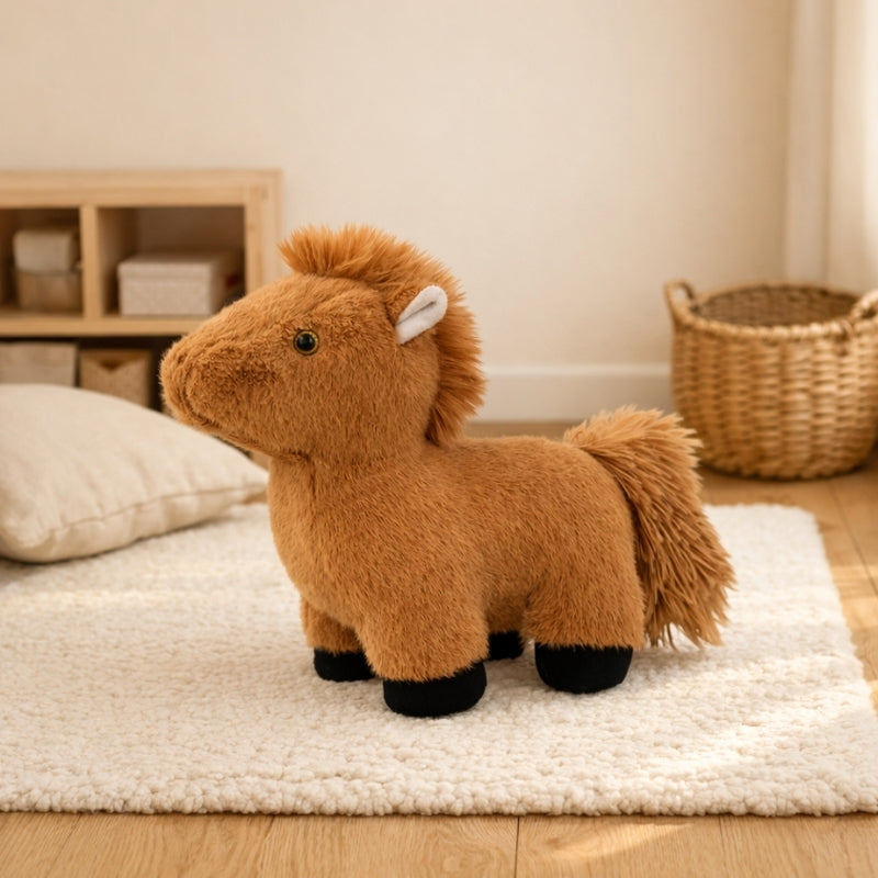 SnuggleHoof Pony Plush Toy Horse Plush — Calming Quality for Kids
