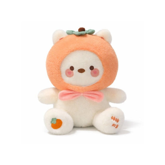 CozyNest Persimmon Bear Plush Toy – Baby Plush Quality Companion