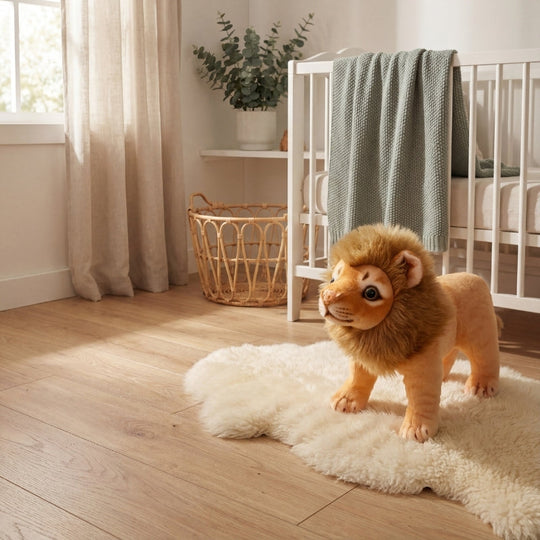 CuddleLion Standing Plush Toy — Clean Quality for Kids