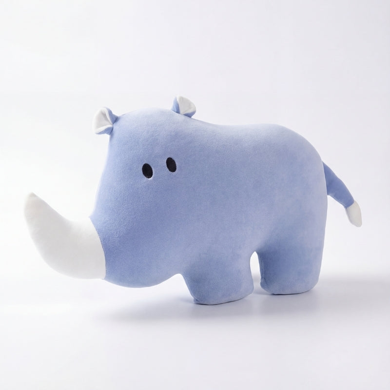 Sleepy Safari Rhino Plush Toy for Kids — Clean Quality Buddy