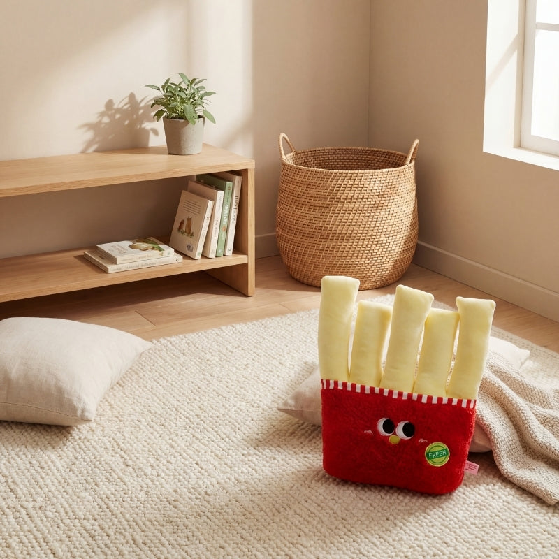 Golden Crinkle Fries Plush Toy – Kids Plush Toy Modern Quality