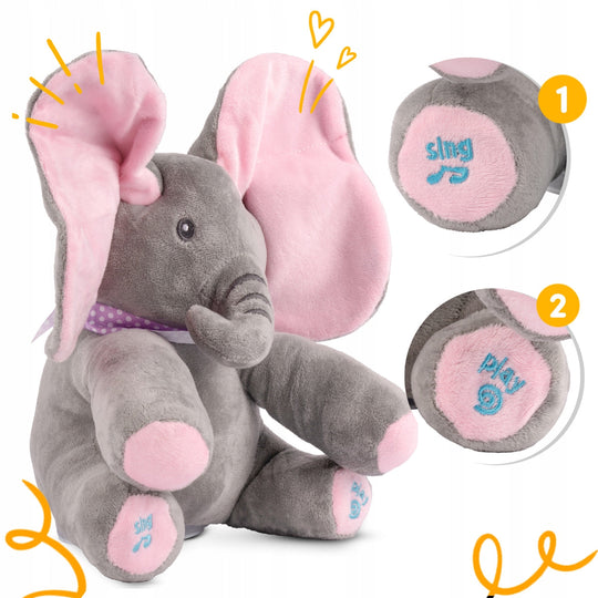 PeekPal Baby Plush Toy — Clean Interactive Comfort Play