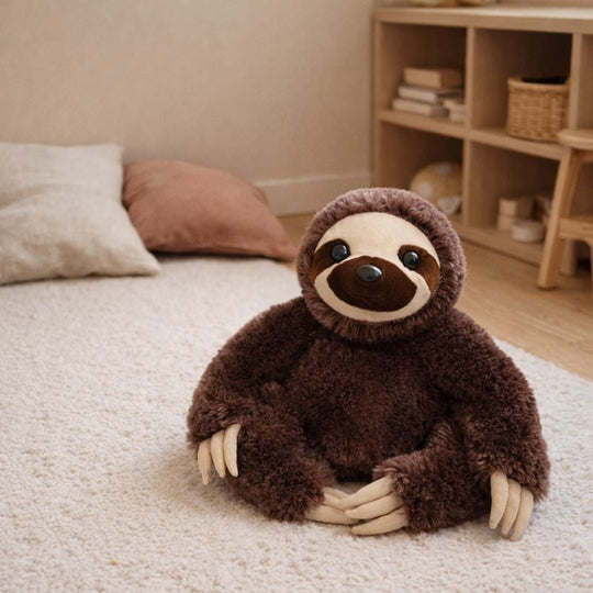 CuddleNest Sloth Plush Toy for Babies and Toddlers — Calming Quality