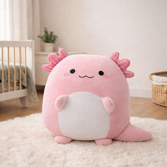 LumiAx Axolotl Cuddle Plush Toy — Clean Quality Companion