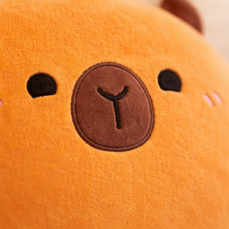 Blushing Capybara Plush Toy for Kids — Clean Modern Quality