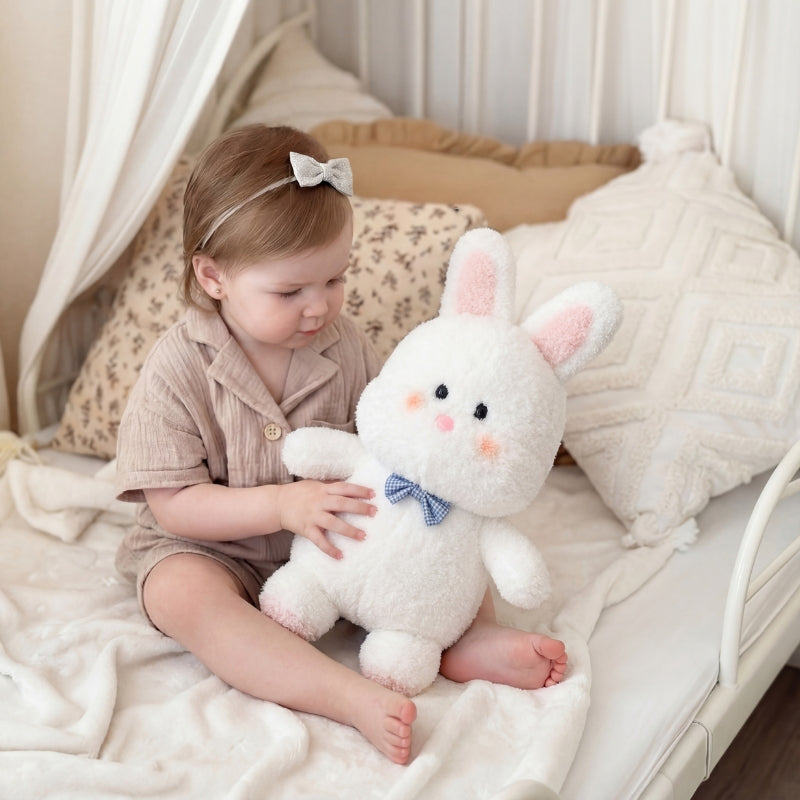 CloudNest Bunny Plush Toy Baby Clean Quality Toy — Modern Calm Cuddles