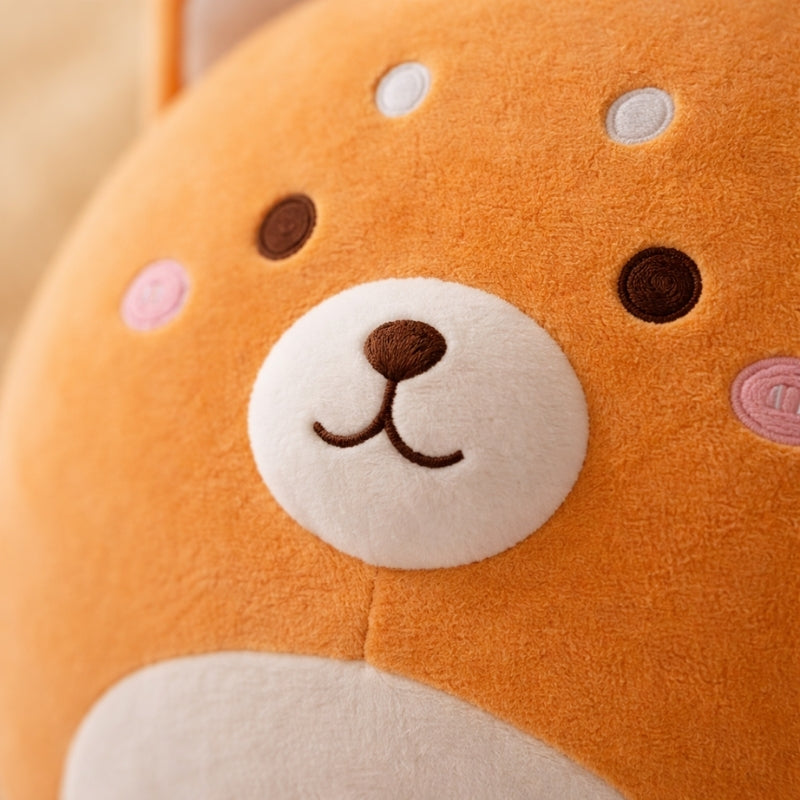 Kivi Modern Round Shiba Buddy Kids Plush Toy — Calming Quality