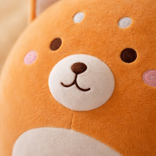 Kivi Modern Round Shiba Buddy Kids Plush Toy — Calming Quality