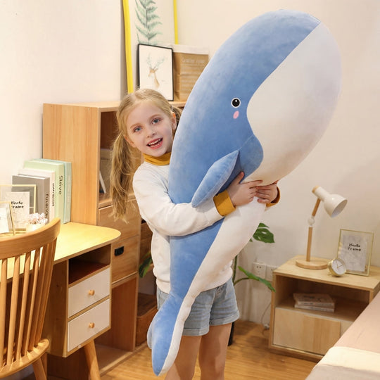 OceanNest Whale Plush Toy —  Calming Comfort