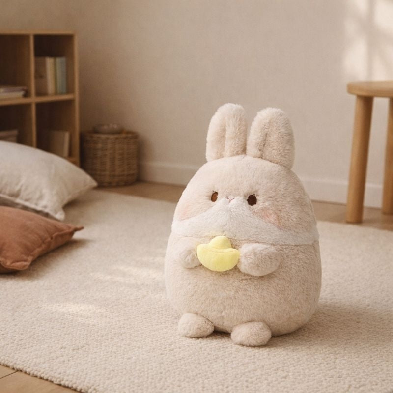Leif Cozy Bunny Plush Toy Kids Stuffed Animal — Clean Modern
