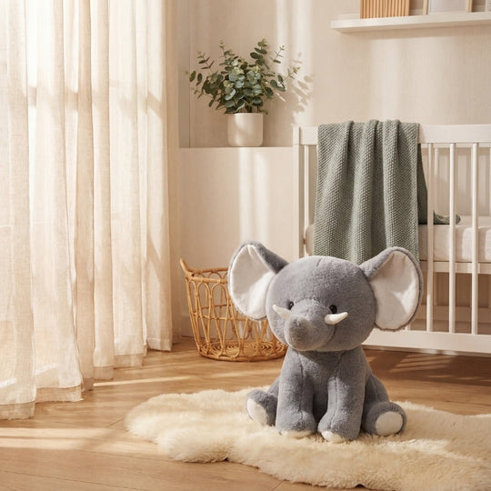 Willow Elephant Plush Toy — Soft Comfort for Kids
