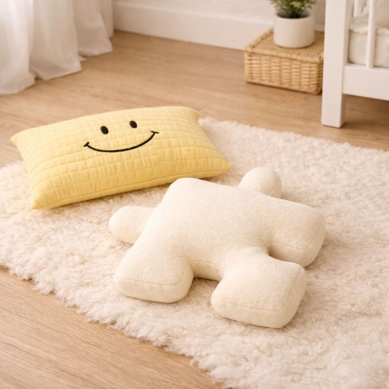 Puzzle Buddy Plush Cushion  — Modern Quality