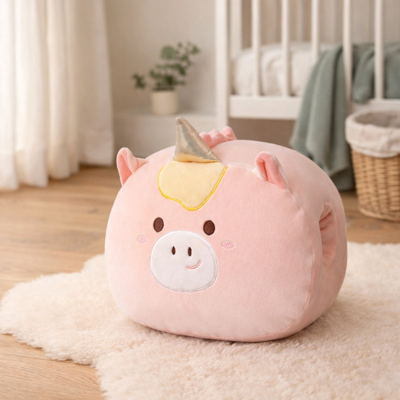 Aurora Unicorn Hand Warmer Plush Toy — Modern Warmth for Kids
