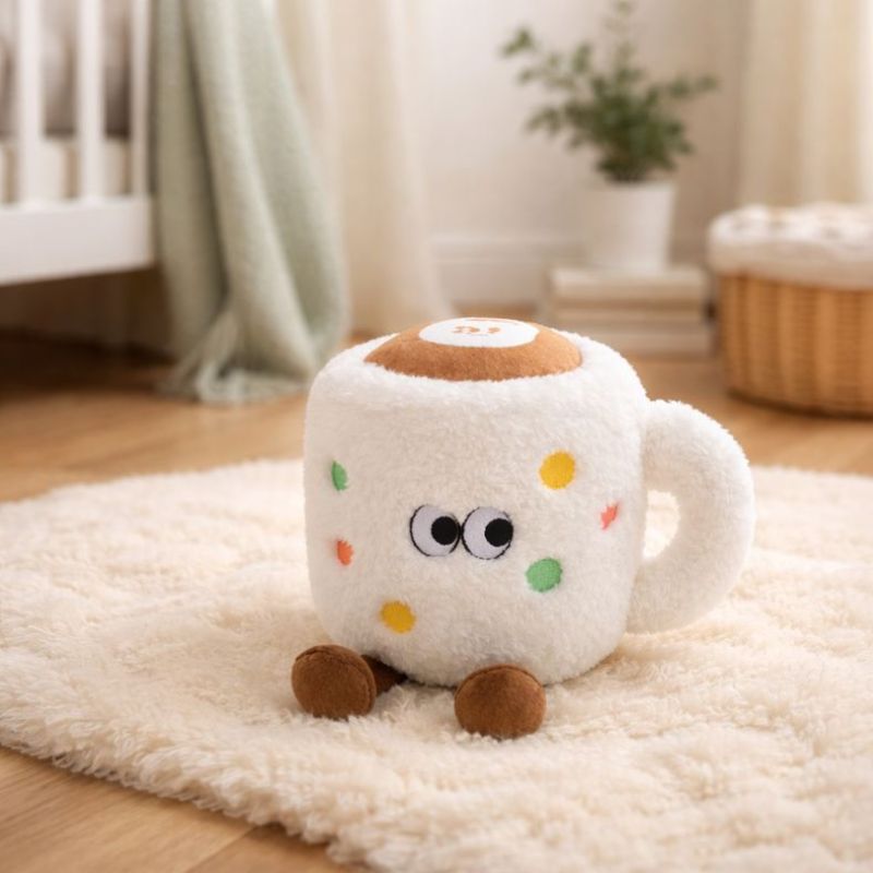 Coffee Cup Brew Buddy Plush Toy for Kids — Cozy Comfort Companion