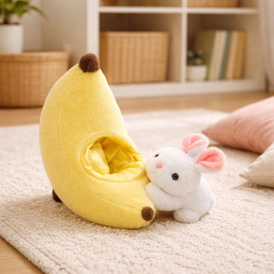 FruityHop Bunny Plush Toy — Cozy Comfort for Little Ones