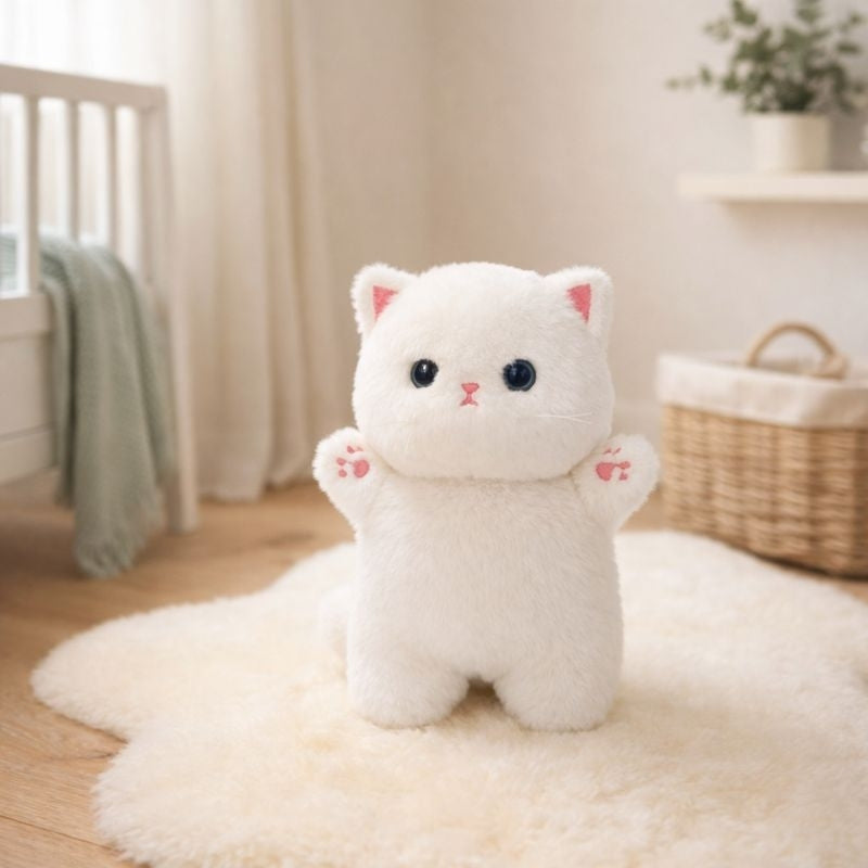 CalmPaws Cat Plush Toy Soft Baby Plush Toy—Modern Quality Companion