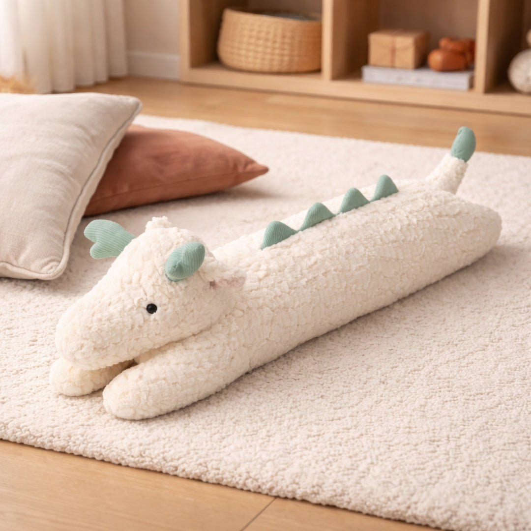Luma Cloud Dragon Plush Body Pillow — Modern Hug Comfort