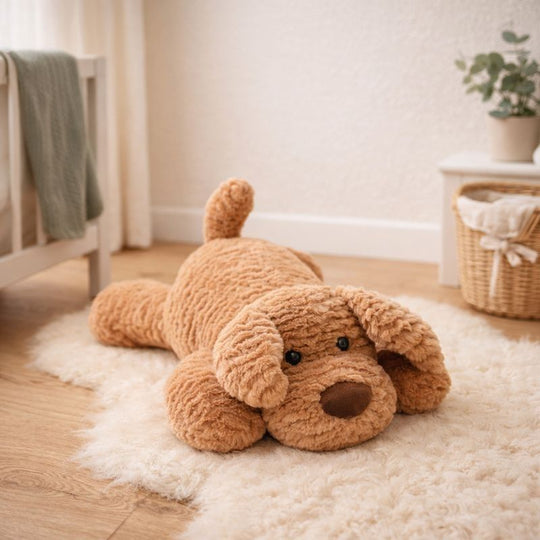 Golden Pup Cuddle Buddy Plush Toy — Clean Quality Companion