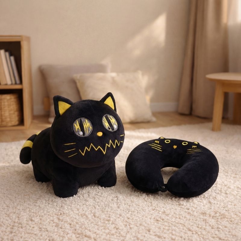 Cicimi LunaFold Cat Plush Toy — Modern Quality for Kids
