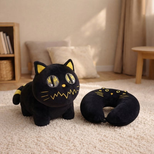 Cicimi LunaFold Cat Plush Toy — Modern Quality for Kids