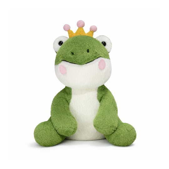 Everly Frog Prince Plush Toy — Soft Comfort Companion