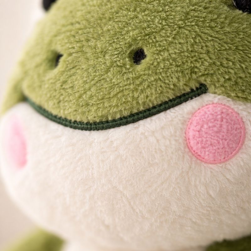 Everly Frog Prince Plush Toy — Soft Comfort Companion