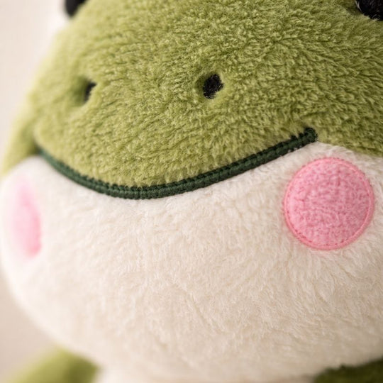 Everly Frog Prince Plush Toy — Soft Comfort Companion