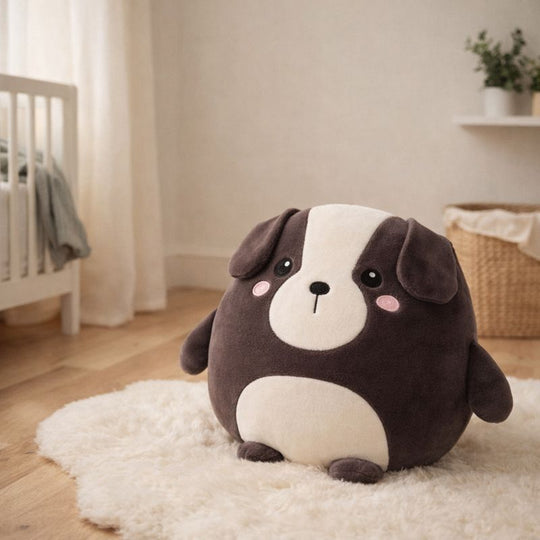 Snuggle Pup Round Plush Toy — Baby Plush Toy Calm Quality