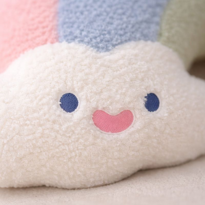 ArcoSoft Rainbow Pillow Plush Toy — Modern Quality for Kids