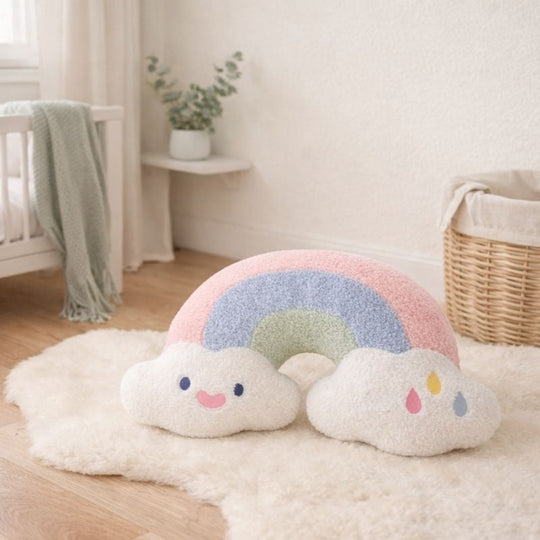 ArcoSoft Rainbow Pillow Plush Toy — Modern Quality for Kids
