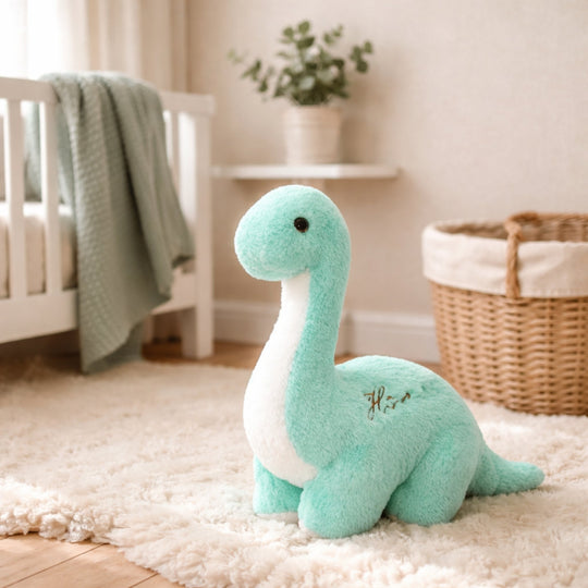 BrioBuddy Brachiosaurus Plush Toy — Clean Modern Quality Companion