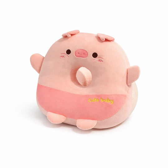 SnugglePig Donut Plush Pillow Toy — Clean Calming Quality
