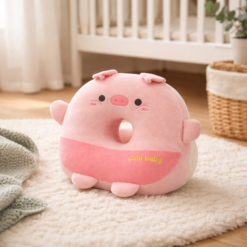 SnugglePig Donut Plush Pillow Toy — Clean Calming Quality