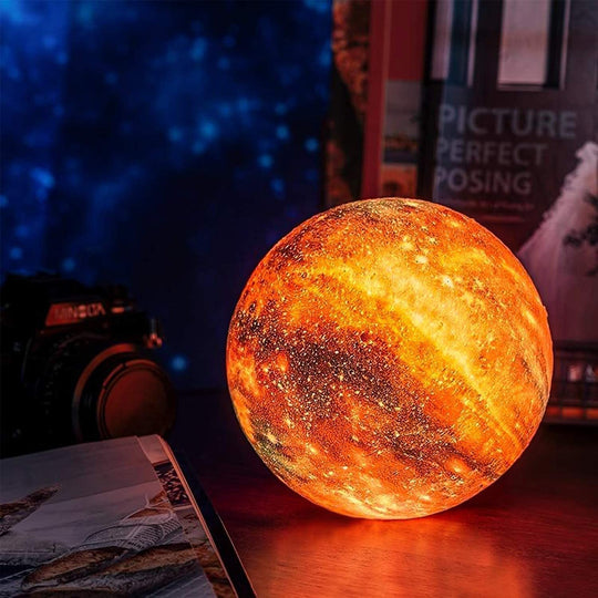 DreamGlow Orbit Night Light Projector — Kids Star Lamp Calm Sleep