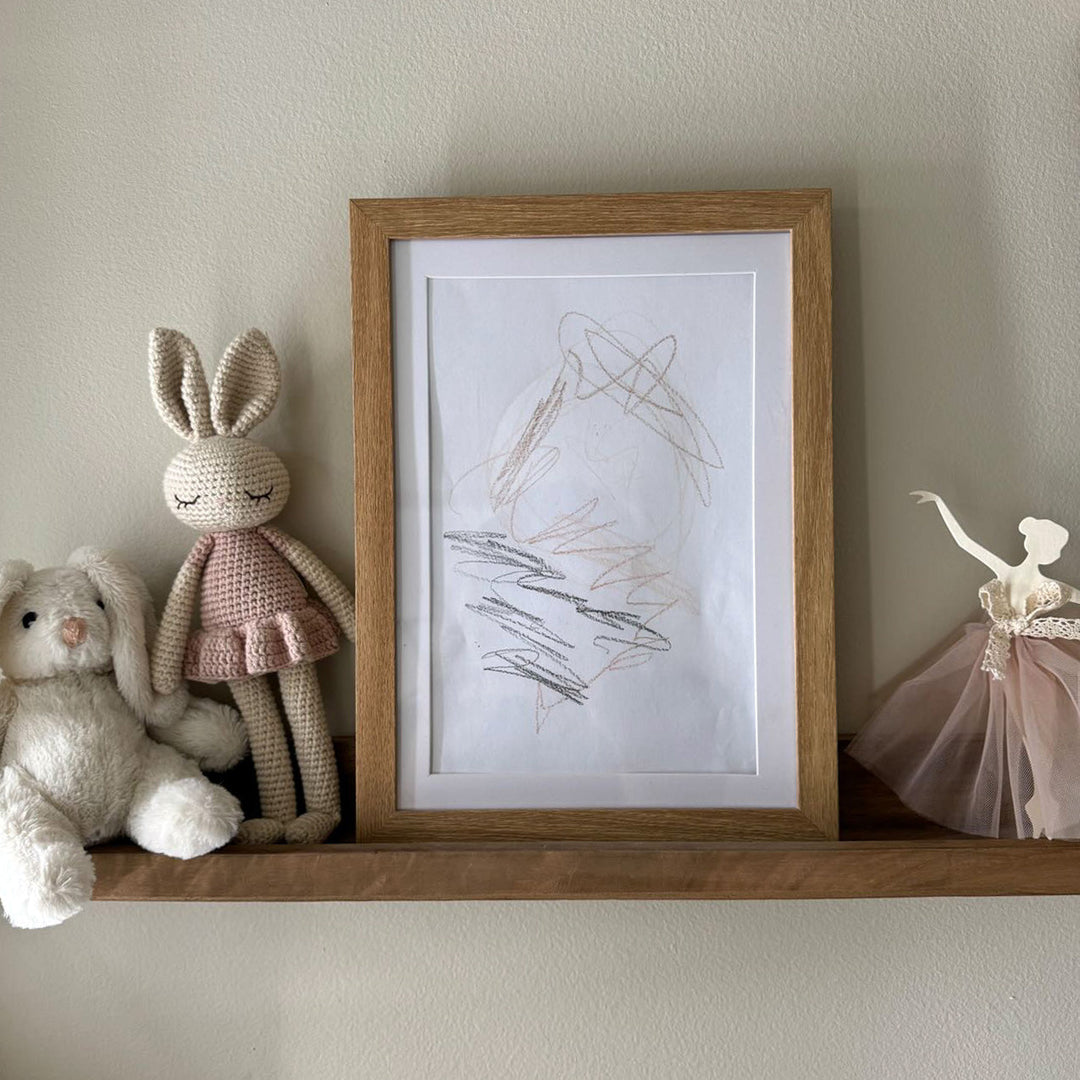 BrightNest Kids Artwork Frame — Organized Creative Display