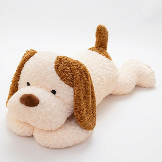 SnugglePup Modern Plush Dog Toy – Baby Sleep Companion