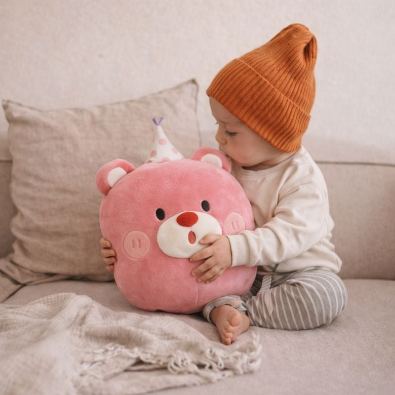 Noa Party Bear Plush Toy — Clean Teddy Bear Quality for Kids