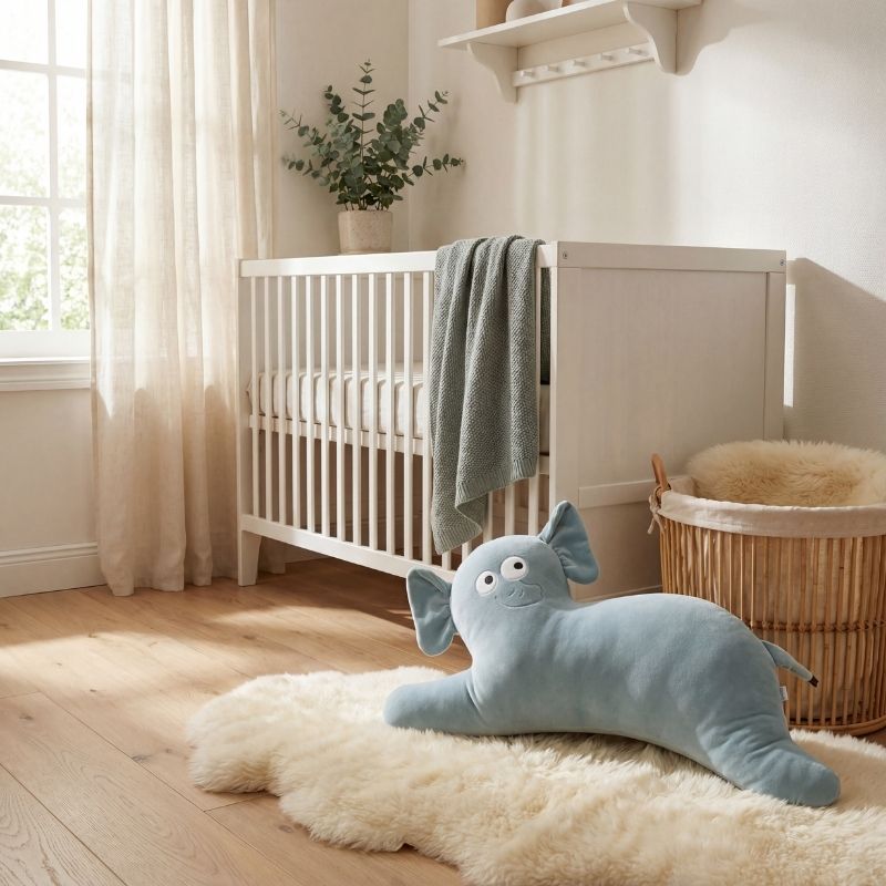 Noelia Modern Elephant Plush Toy  — Calming Quality