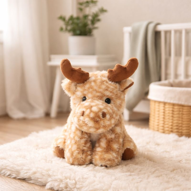 Milo Meadow Elk Plush Toy for Kids — Cozy Comfort Friend