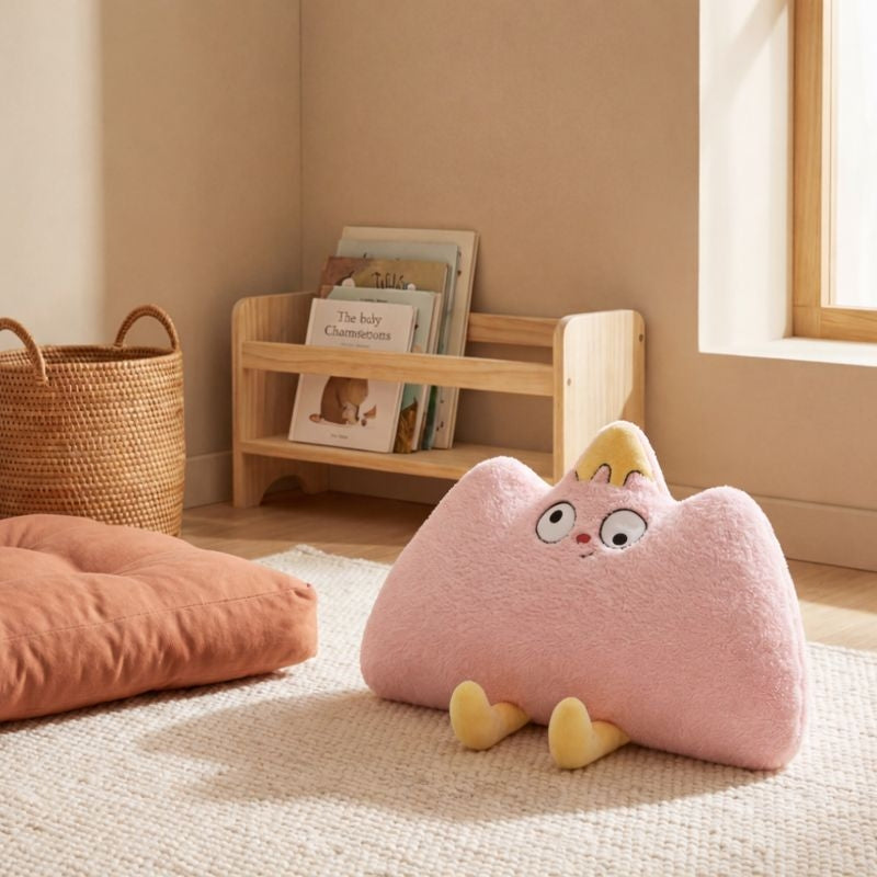 Alpine Snooze Mountain Plush Pillow Toy — Modern Qualityfor Kids