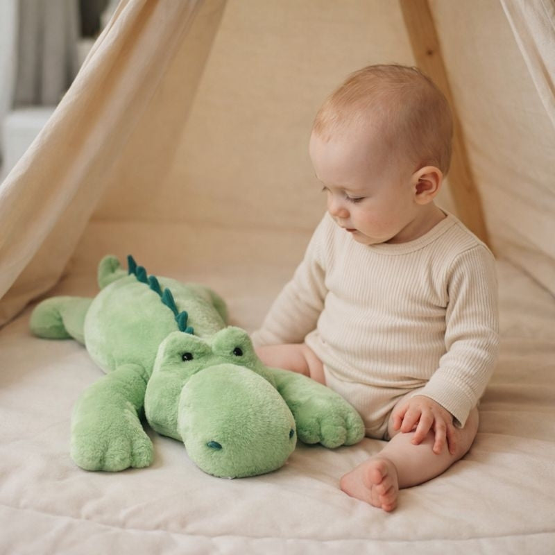 Crocodile Cuddle Plush Toy — Calming Quality