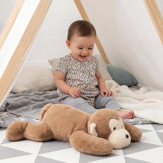 Lazy Monkey Cuddle Plush Toy — Clean Quality for Kids