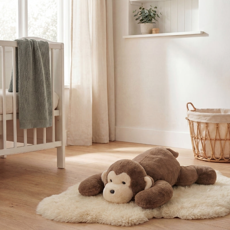 Lazy Monkey Cuddle Plush Toy — Clean Quality for Kids