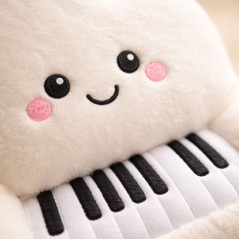 Pernilla Musical Piano Plush Toy — Clean Plush Toy for Calming Quality