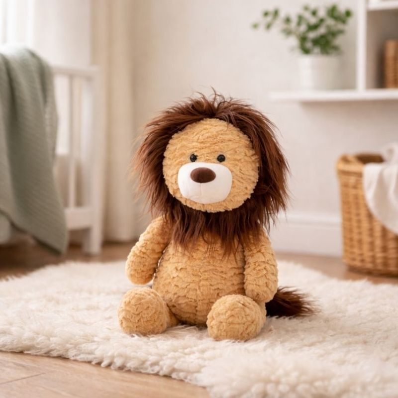 CalmRoar Safari Lion Plush Toy — Soothing Bedtime Comfort